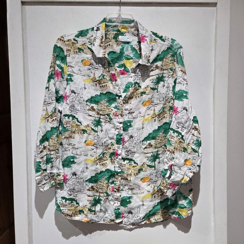 Cynthia Rowley Linen Blouse